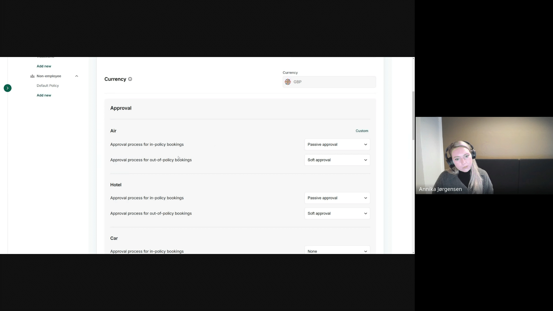 Example of Goodwings perzonalized training and onboarding for companies