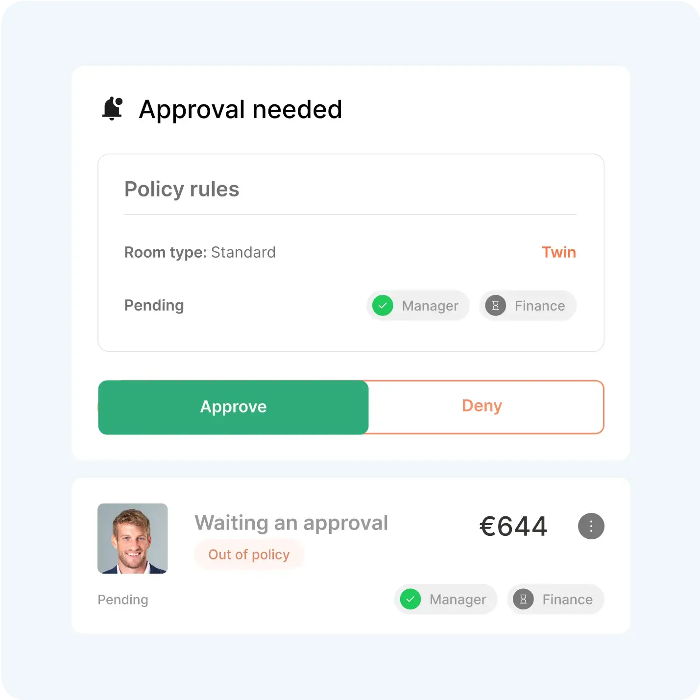 Goodwings automated approval flows