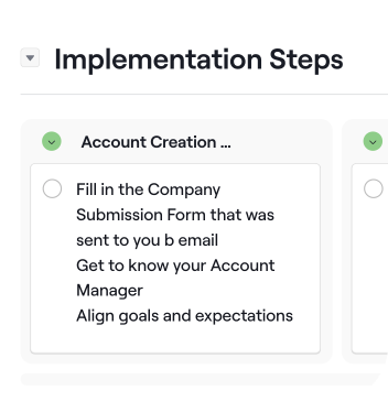 Sneak peak of implementation steps in the Goodwings dock